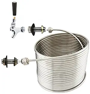 Jockey Box Stainless Steel Coil Kit - 3/8" x 50', Right Hand